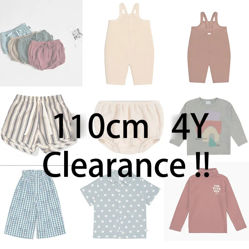 

EnkeliBB 2+ Pieces Free shipping ~ 110cm 4Y Clearance Little Girls Summer T-shirt and Shorts Bloomers Sets Brand Toddler Suits