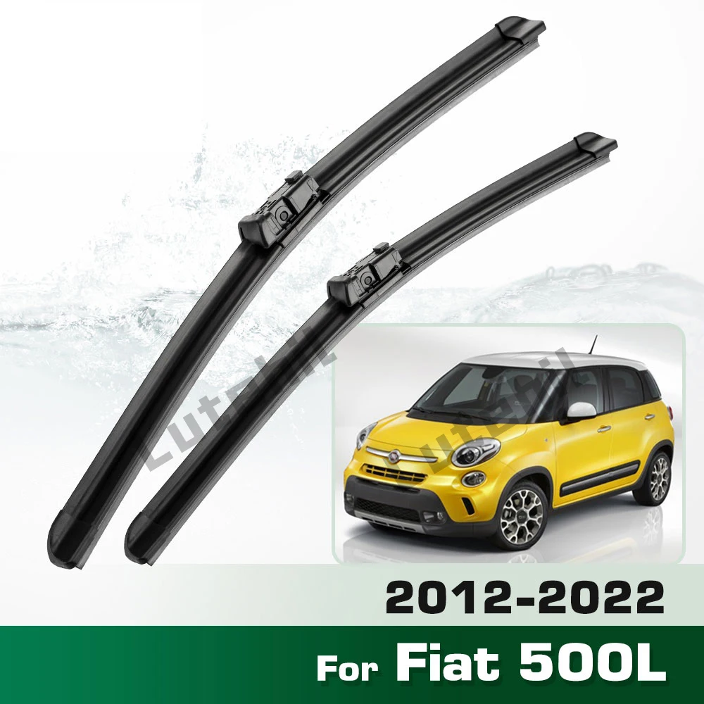 Frontwischer Für Fiat 500L 2012-2022 2013 2014 2015 2016 2017 2018 2019 Wischerblätter Windschutzscheibe Windschutzscheibe Fenster Pinsel 26 "+ 15"
