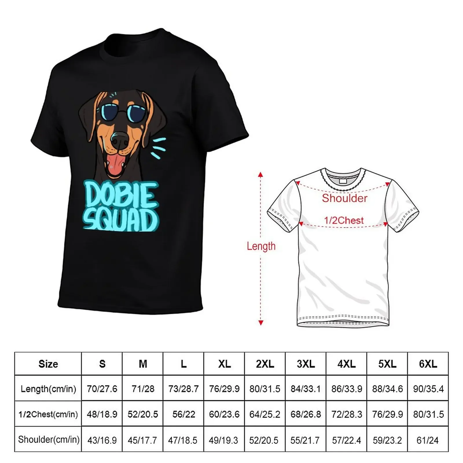 DOBIE SQUAD (black) T-Shirt cute tops rapper graphic tees korean fashion designer shirts sweat shirts, men