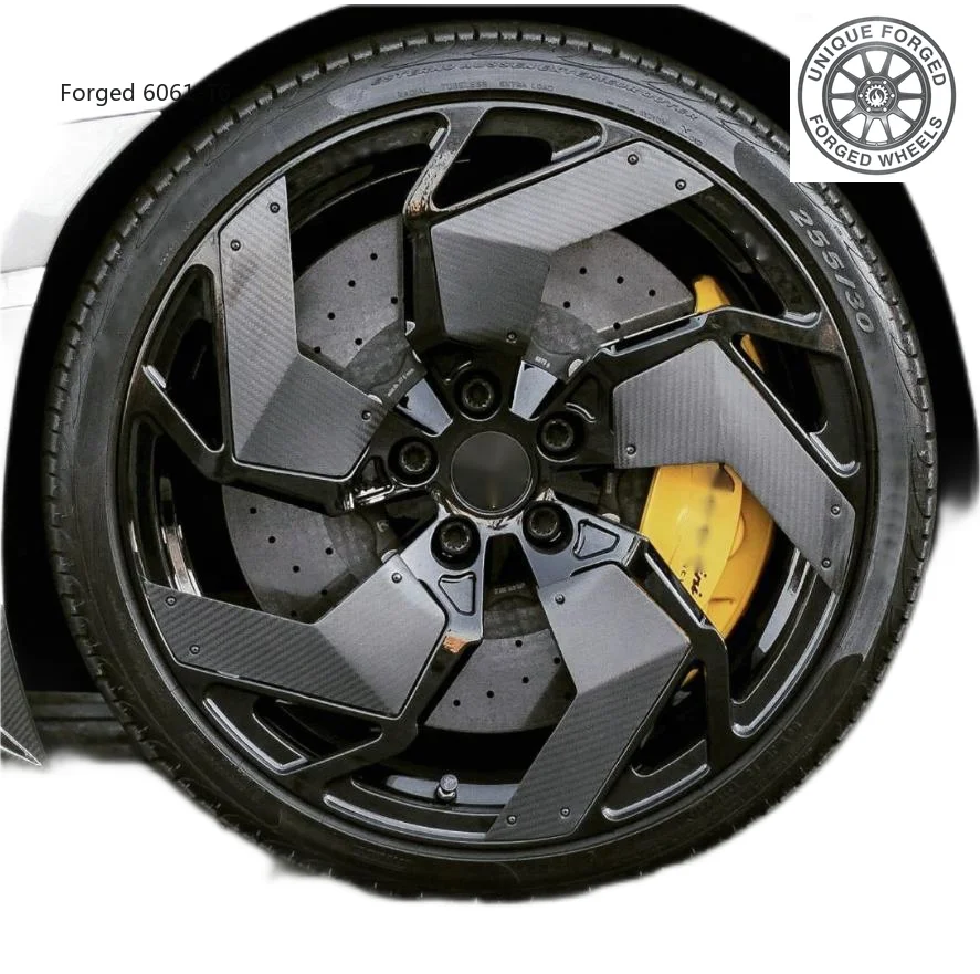 

Высококачественные кованые диски 9.5J 10.5J 17 18 19 22 дюйма PCD 5*100 5*108, ступицы колес из углеродного волокна