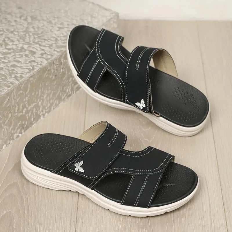 Fashion Ladies Wedge Heel Platform Women Summer Outdoor Low Heels Slipper Shoes  for women  ladies shoes - view 6