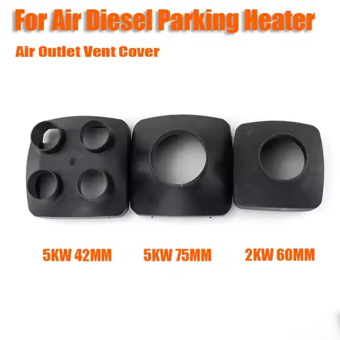 2KW 5KW 42mm 60mm 75mm Air Outlet Vent Cover Air Diesel Parking Heater Replacement For Car Truck Bus Caravan Camper