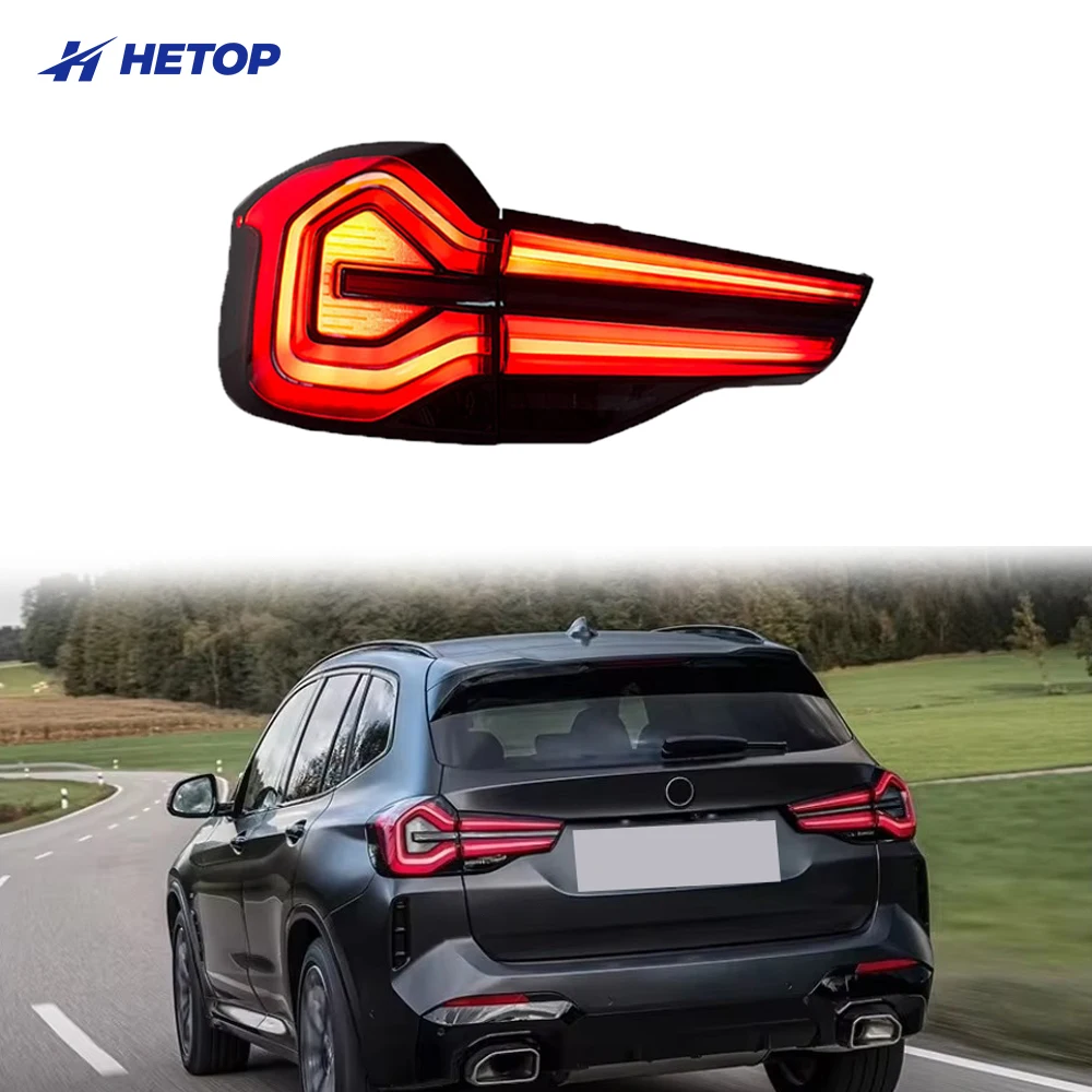 

Задние фонари HETOP G01 G08 для BMW X3 2018 2019 2020 2021, противотуманные фары, динамические световые модули, светодиодные задние фонари.