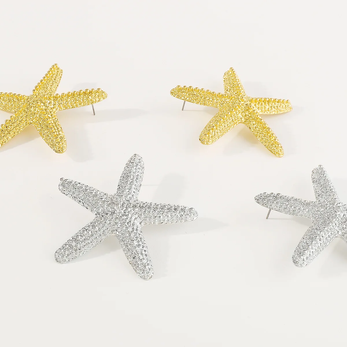 New popular seaside vacation starfish earrings with versatile temperament for women\'s earrings