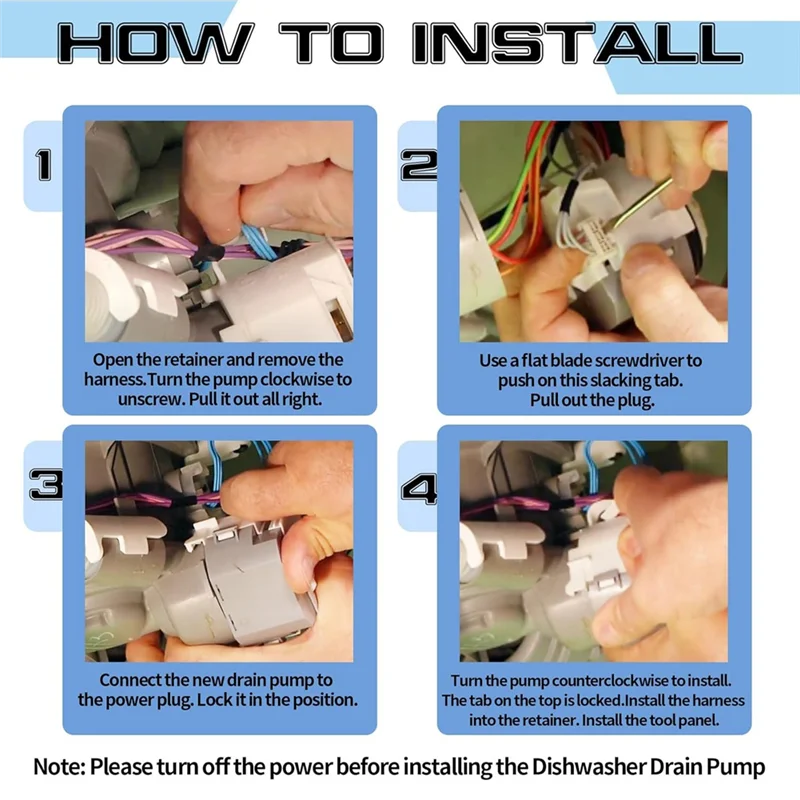 Dishwasher Drain Pump Motor Assembly 00631200 For –Replacement Part For Models PS11704799 AP5972147