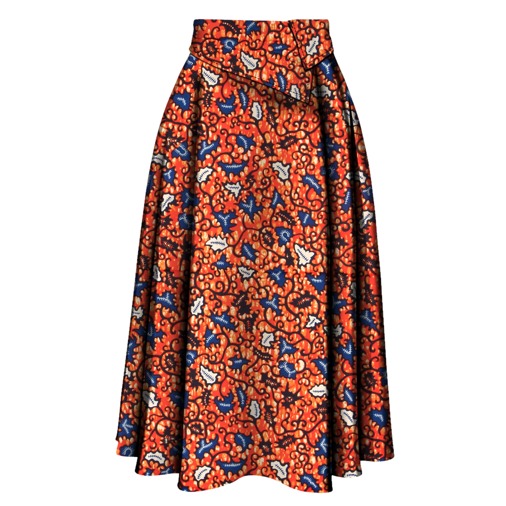 African Skirt for Women New Trendy Ankara High Waist  Ankara Print Long Skirt for Ladies Party Clothing Wy10278