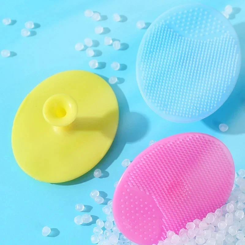 1/2/3/4 unidades de escova facial de silicone macio, para limpeza e massagem, escova manual para limpeza facial, esfoliante facial de silicone.