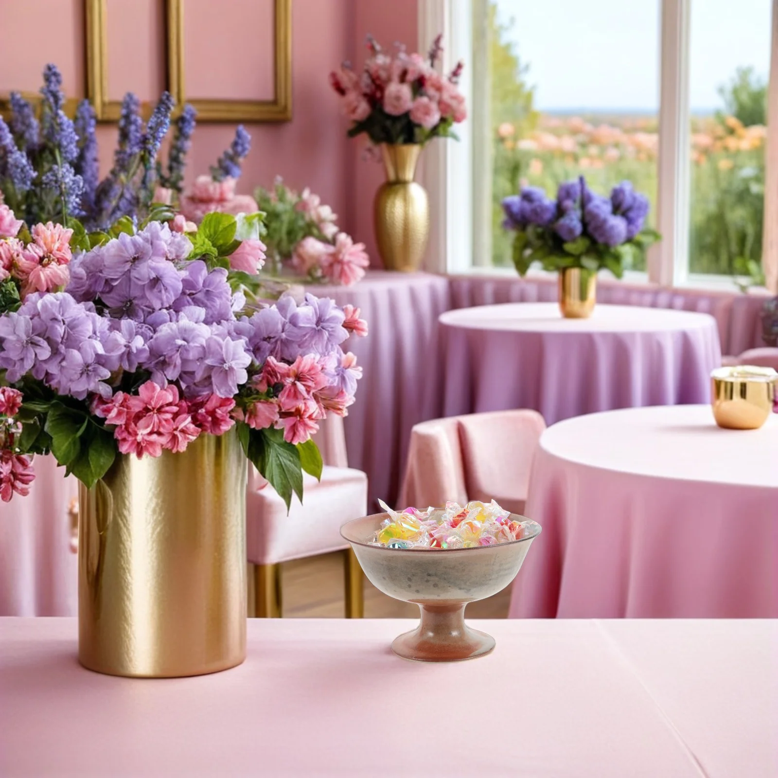 

Ceramic Footed Fruit Plate Vintage Elegant Porcelain Dessert Stand Snack Platter Party Tall Cake Holder Decorative Serving Tray