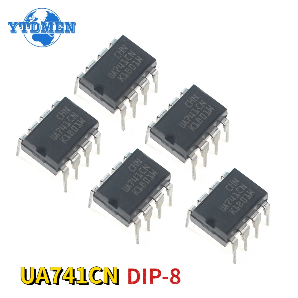 10PCS UA741CN LM741 Operational Amplifier UA741 DIP-8 Integrated Circuit