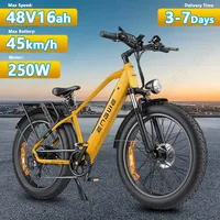 E Bike ENGWE E26 250W Motor 48V16Ah Battery Seat Shock Absorption Electric Bike 26 Inch 4.0 Fat Tires Mountain Electric Bicycle