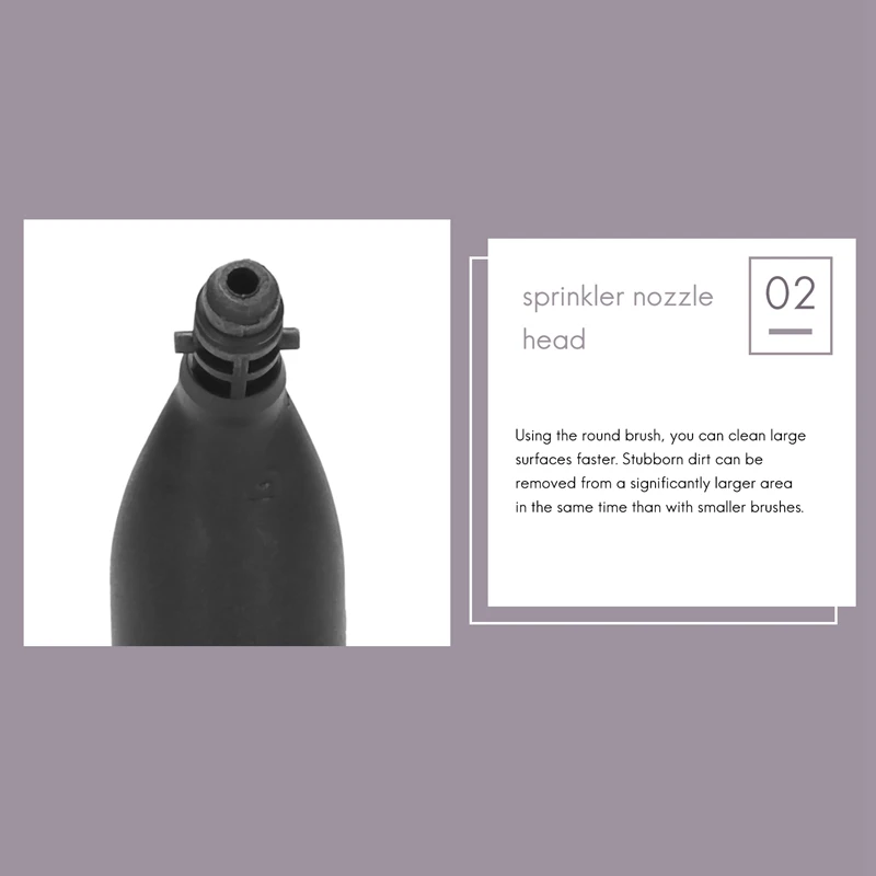 B92A Stoomreiniger Nozzle Spleetborstel Sprinkler Nozzle Hoofd voor KARCHER SC1/SC2/SC3/SC4/SC5 Stoomreiniger Spleet Nozzle Borstel