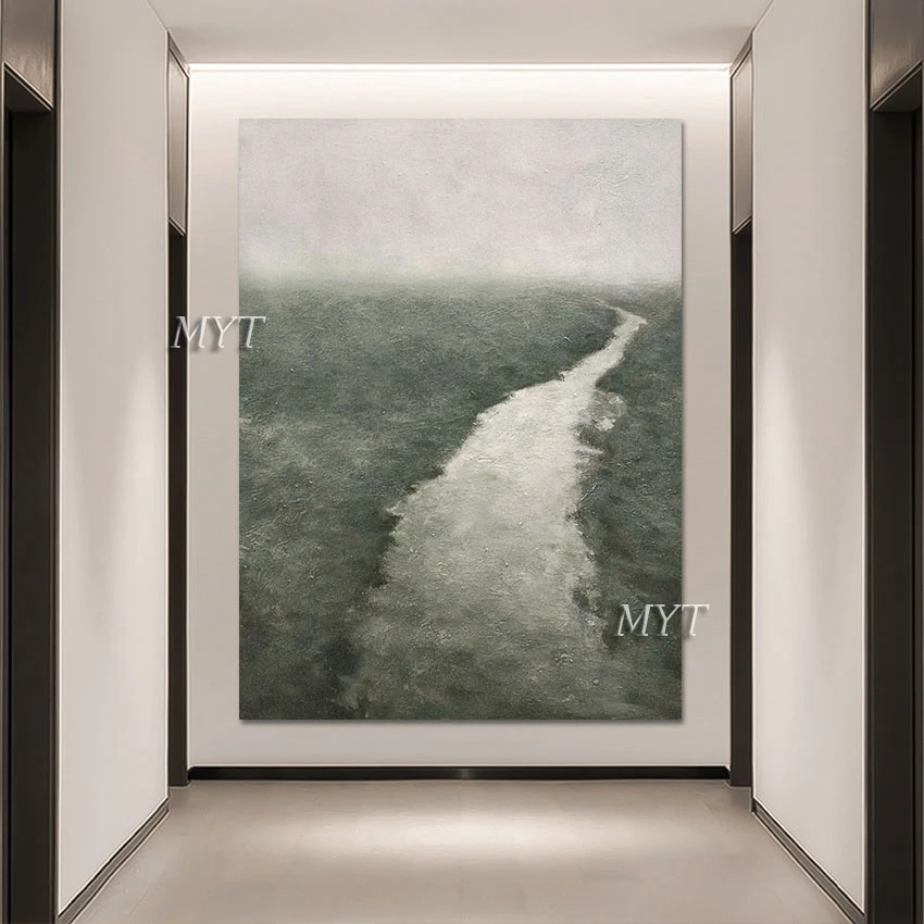 Stream Simple Scenery Paintings Abstract Wall Art Artwork Canvas Roll Design Modern Decor 3d Picture High Quality Hand Drawing