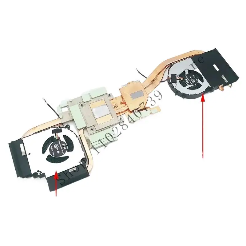 

* Laptop CPU GPU COOLING FAN With Heatsink For Hasse G8-CA7NT G8-CA7NS G8-CA5NS 6-31-NH77N-20;/ 202 200 5V 0.5A =/*