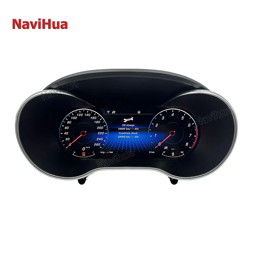 

For Mercedes Benz C W205 GLC X253 LCD Dashboard Speedometer Car Digital Cluster New Upgrade Cockpit Auto Speedometer