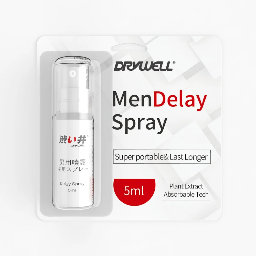 DRY WELL Prevent Premature Ejaculation Delay Spray for Men Powerful Sex Prolong 60 Minutes Penis Long Time Sex Spray