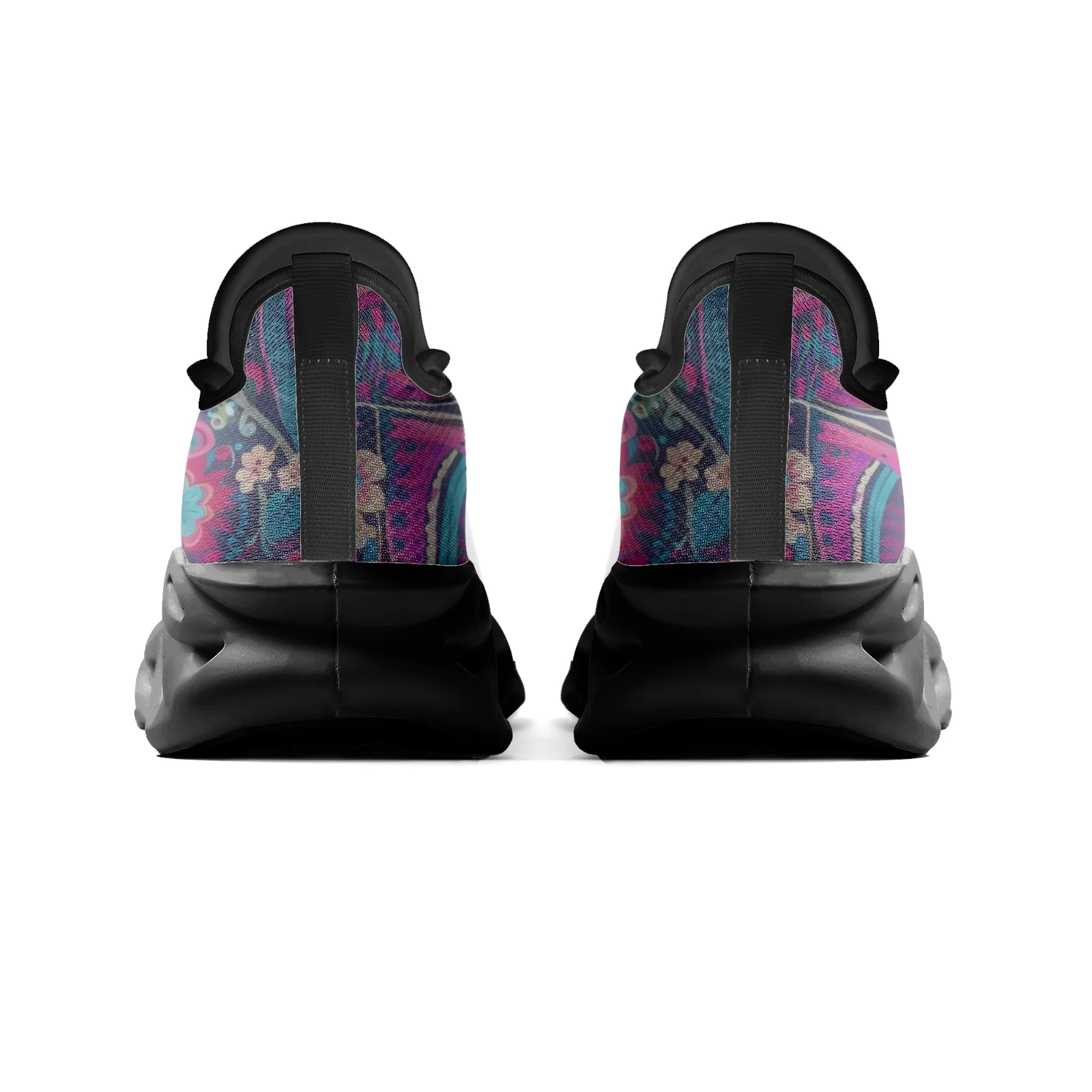 أحذية رياضية كاجوال للرجال والنساء مخططة بوهيمية، أحذية جري خفيفة الوزن وجيدة التهوية