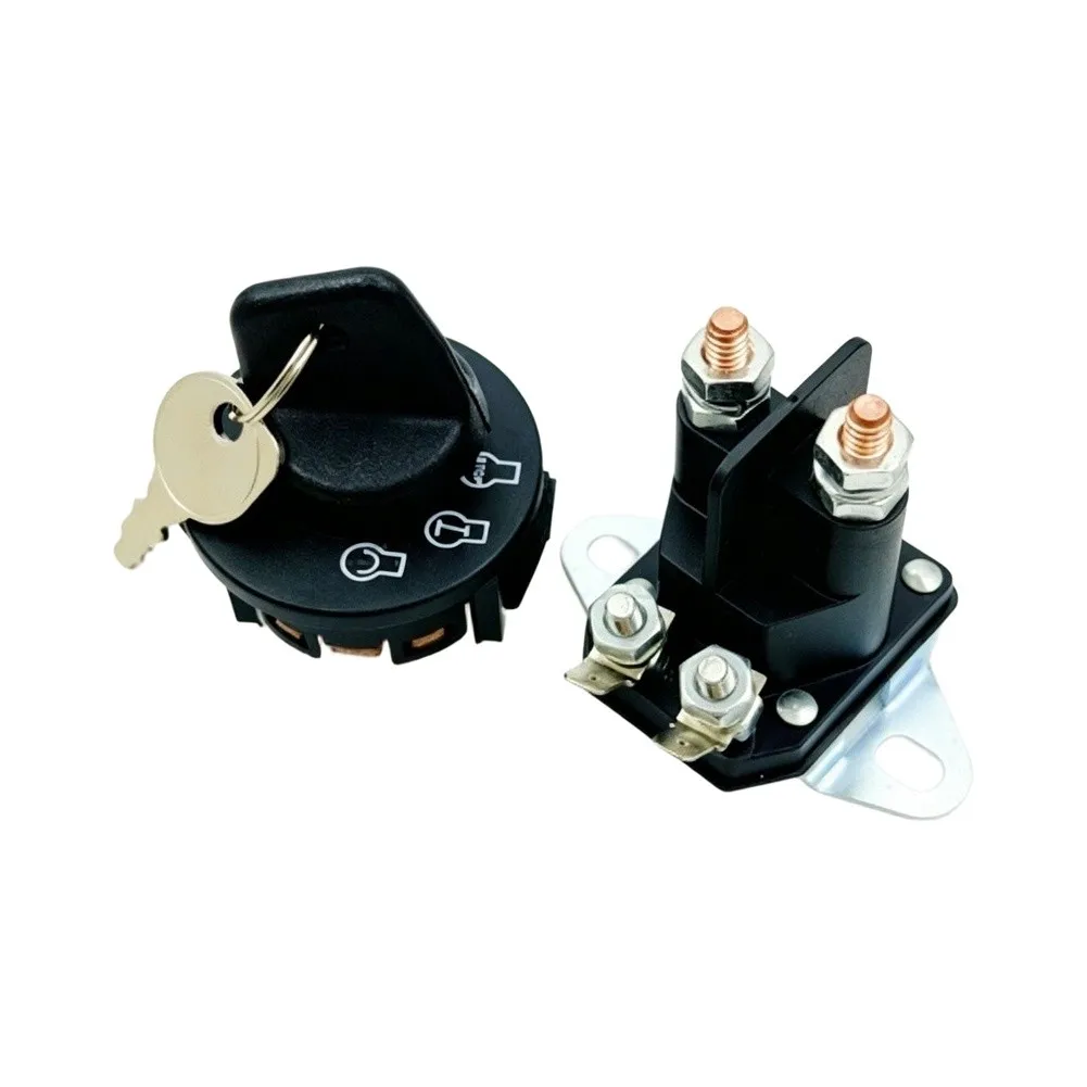 Lawn Equipment Switch Ignition Switch Kit OEM Replacement Part Multi-position Key Switch Thick Copper Terminals