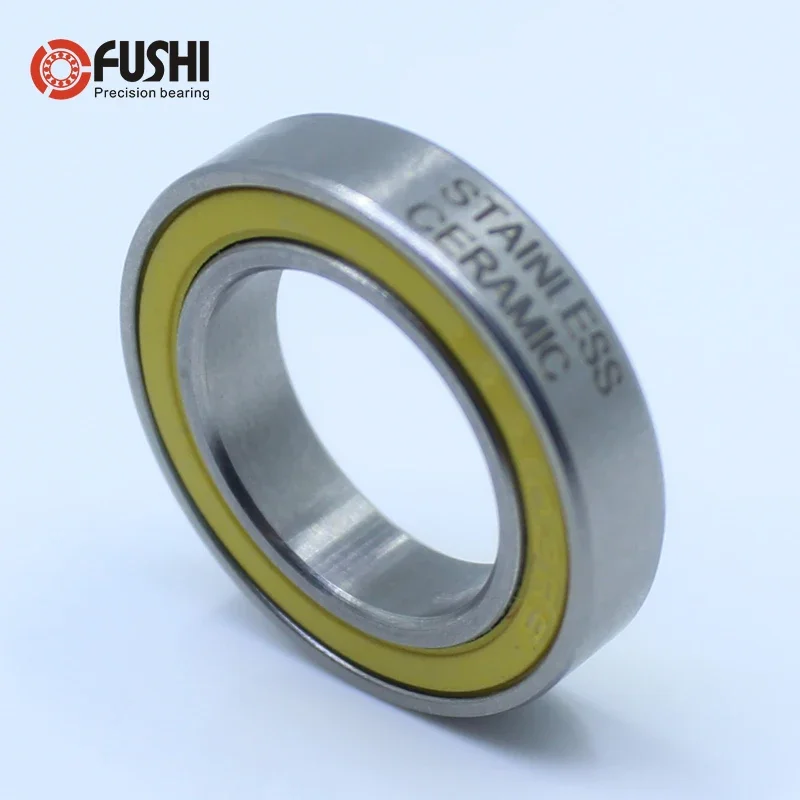 6902-2RS สแตนเลสแบริ่ง 15*28*7 มม. (1 ชิ้น) ABEC-3 6902 ฿จักรยานด้านหน้าด้านหลังฮับล้อ 15 28 7 ลูกเซรามิคแบริ่ง