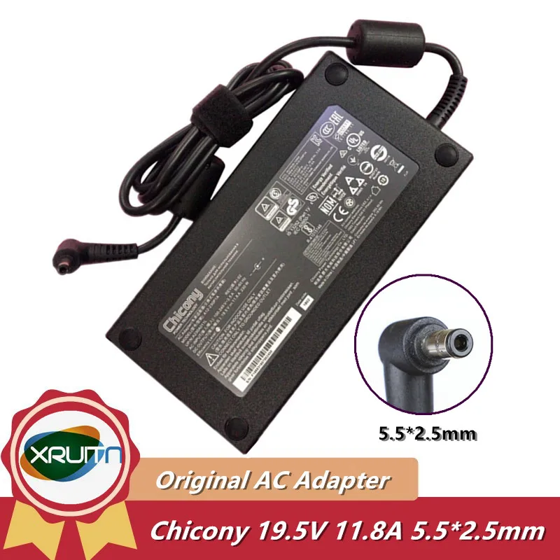 Genuine Chicony A12-230P1A 230W 19.5V 11.8A AC Power Adapter Charger For GIGABYTE AERO 15 KB-7US1130SH Gaming Laptop A17-230P1A