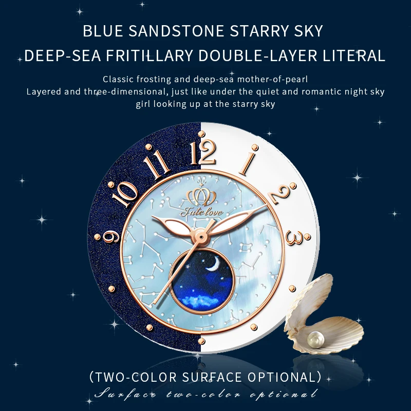 Orologio da donna semplice al quarzo con cintura di marca Fate Love 825