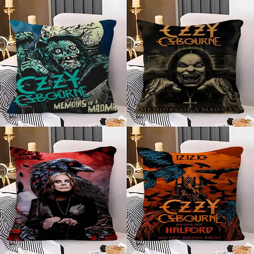 

Heavy Metal Band Rock Ozzy Osbourne Band Personalized Picture Text Home Decorative Pillows Household Gifts 45x45cm