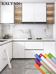 White Glossy Self Adhesive Wallpaper,Vinyl Peel and Stick Contact Paper,Decorative Film Cabinets Furniture Countertop Stickers