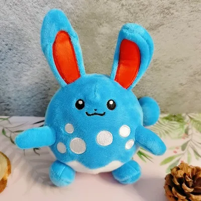 

Original Japanese anime Pokemon Fit Azumarill Plush toys dolls Children's birthday Presents