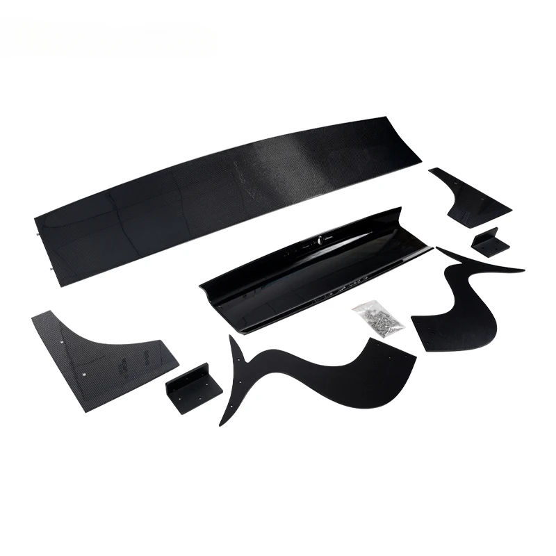 Premium Robot GT Style 3K Twill Carbon Fiber Rear Spoiler For Vehicle Exterior Modification