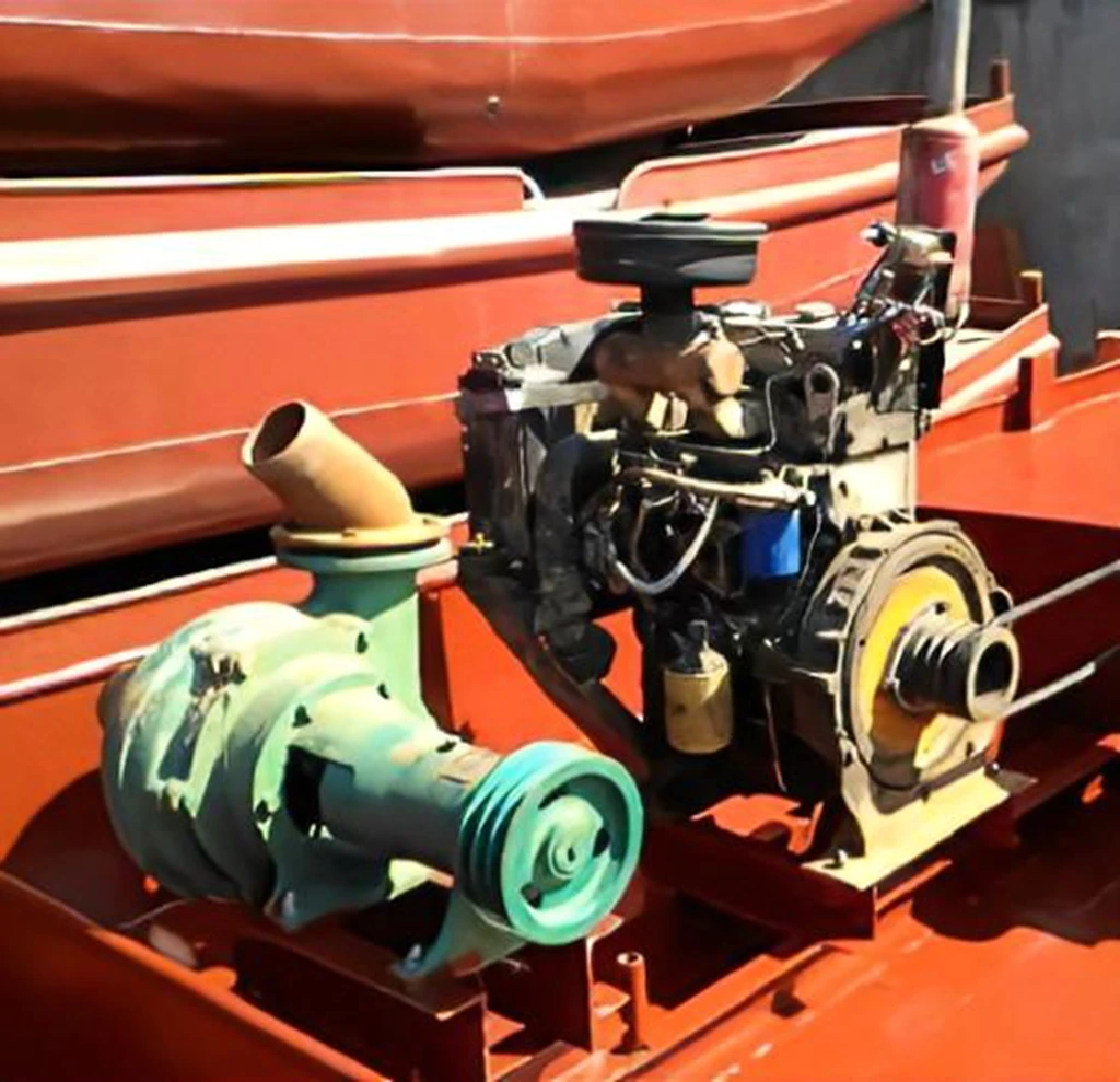 

High Chrome Alloy 4 inch 6 inch Sand Dredging Pump Driven by Di.esel Engine and Metal Base for River Sand Dredging