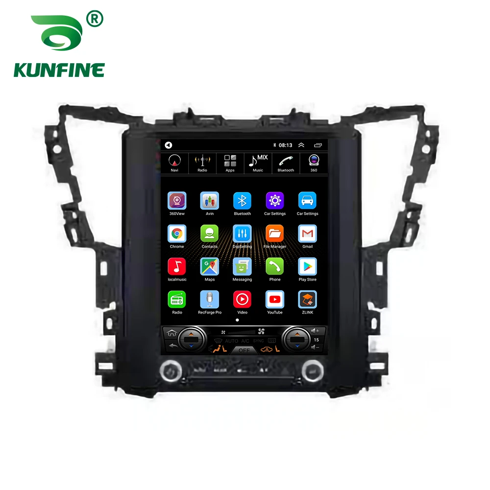 Стиль Tesla для Toyota Alphard A30 2015-2019, автомобильное стерео радио, восьмиядерный процессор, 4 ГБ ОЗУ, 64 ГБ ПЗУ, Android 10,0, автомобильный DVD-плеер, GPS, бездекольверный