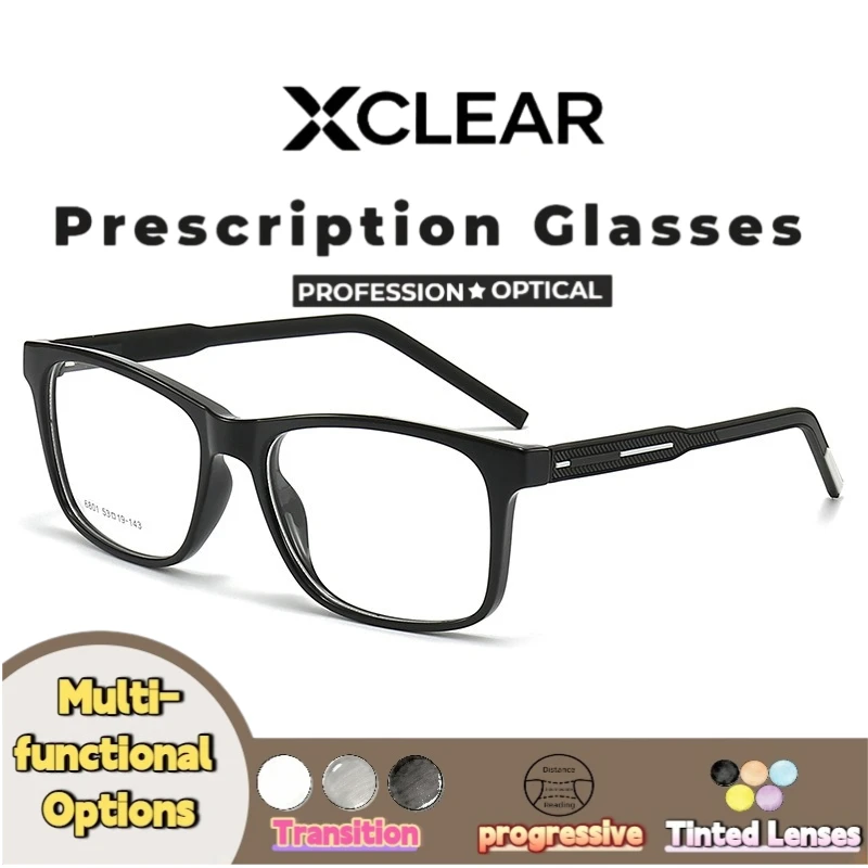 Xclear Sports Glasses Full Rim Comfortable Durable Photochromic Polarized Myopia/Hyperopia astigmatism Prescription progressive