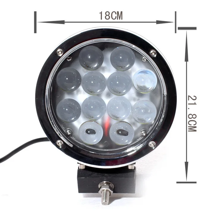 7 pollici 60W Led Work Light Spot Driving Lighting 6000K fendinebbia SUV ATV 4x4 illuminazione per Barra led 4x4 Off Road IP67