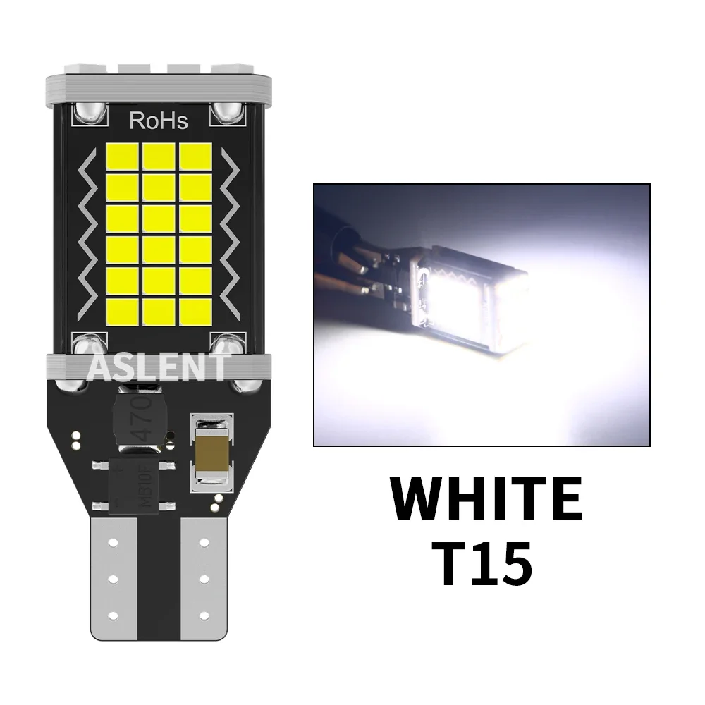 4x T15 W16W 921 912 T16 902 LED 2016 48smd Bulbs High Power Super Bright Replace for Car Reversing Light White Canbus Amber Red