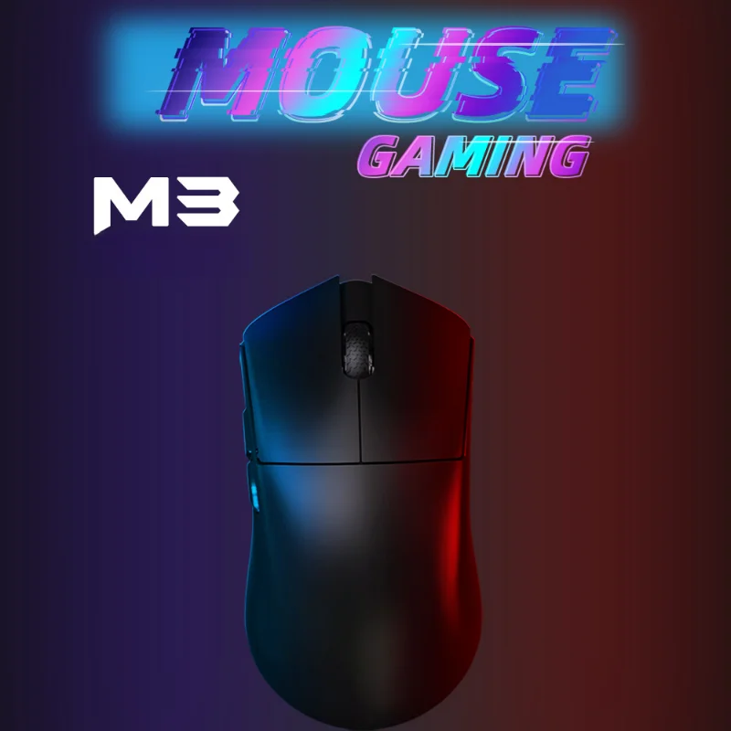 PAW3395 M3 Tri-mode Wireless Bluetooth Gaming 2.4G 4800DPI E-Sports Lightweigt Mouse Long endurance Optical Mice laptop PC