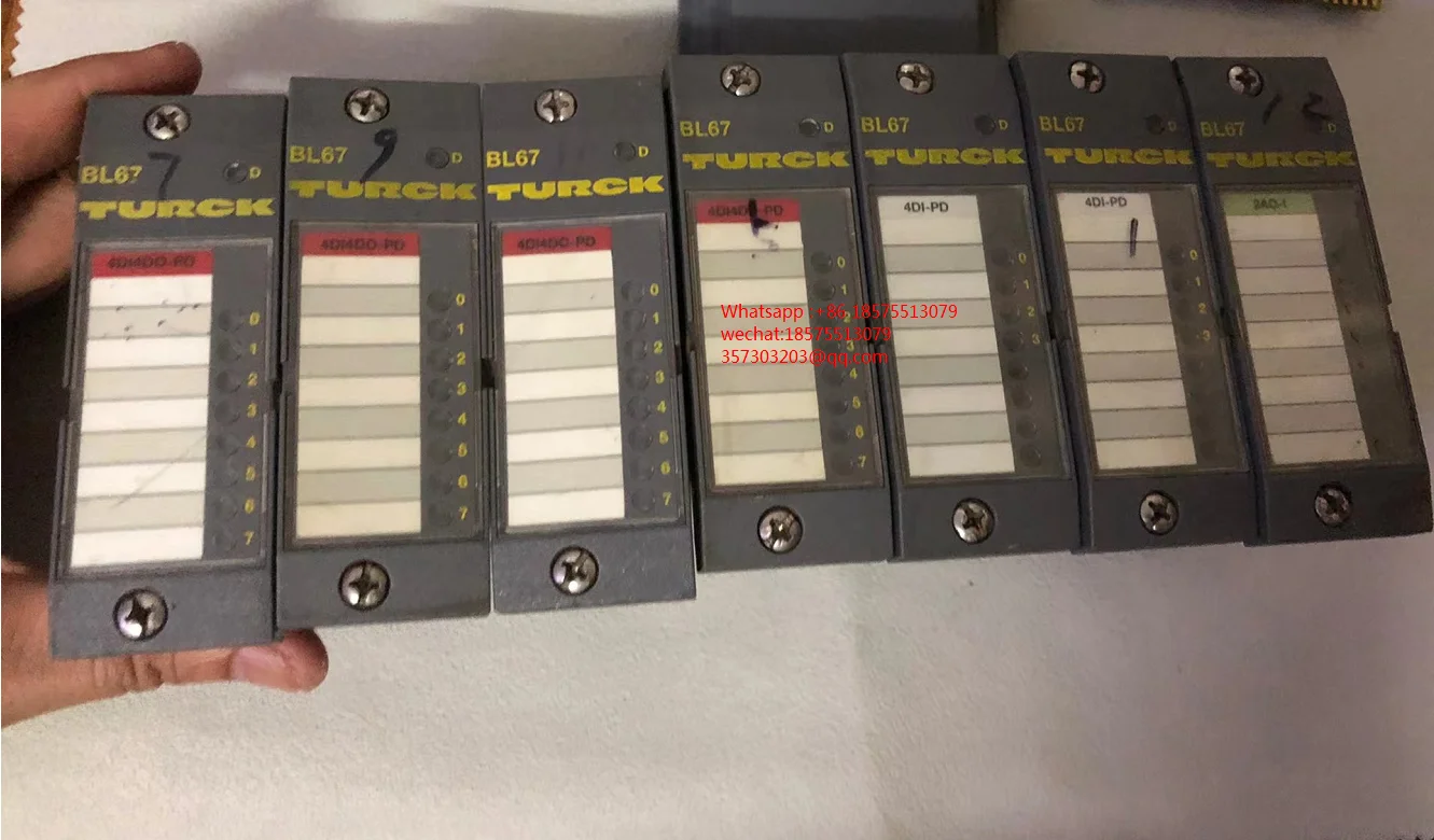 TURCK BL67-4DI4DO-PD BL67-4DI-PD BL67-2AO-1 Modules 1 piece