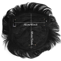 Synthetic Men Hair Toupee Fine Mono Men's Wig Durable Capillary Prosthesis Handmade Wigs Tupee For Party Halloween Christmas Use 5