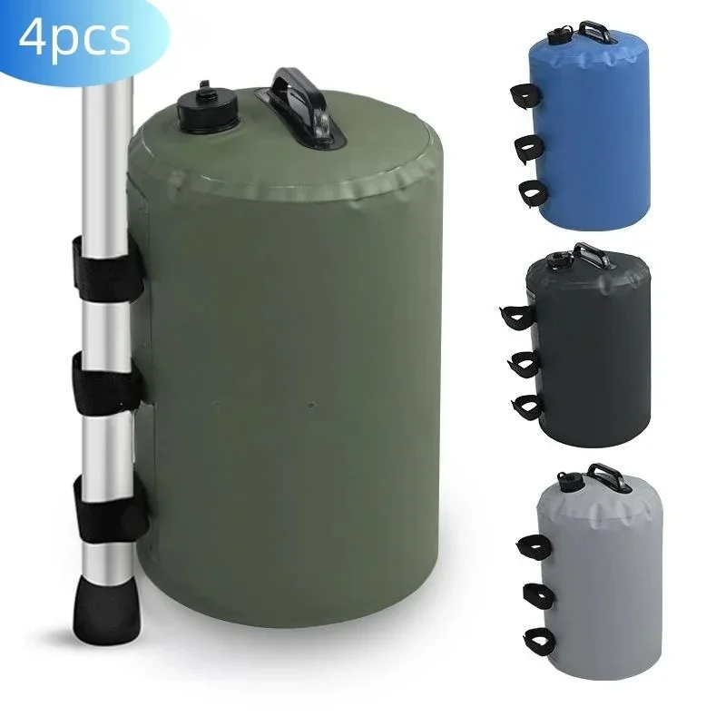 

Water Bag for Outdoor Tent Large Capacity Beach Sunshade Umbrella Reinforced Weight Balance Water Filled Sandbag New 4 PCs 20L