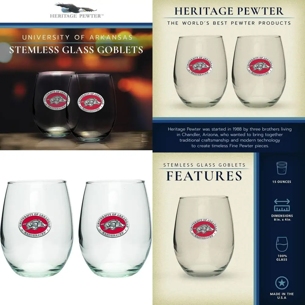 

Набор из 2-х бокалов на ножке объемом 15 унций | Ручная работа: бокалы для вина из оловянного стекла