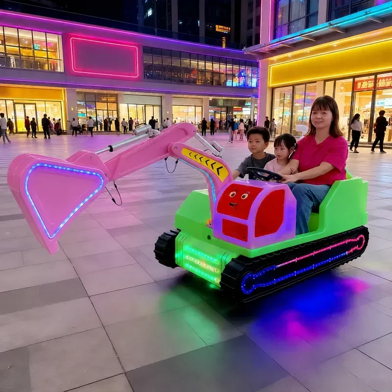 Square Amusement Bumper Car for Shopping Mall and Park Entertainment Equipment with Bubble Blowing Function