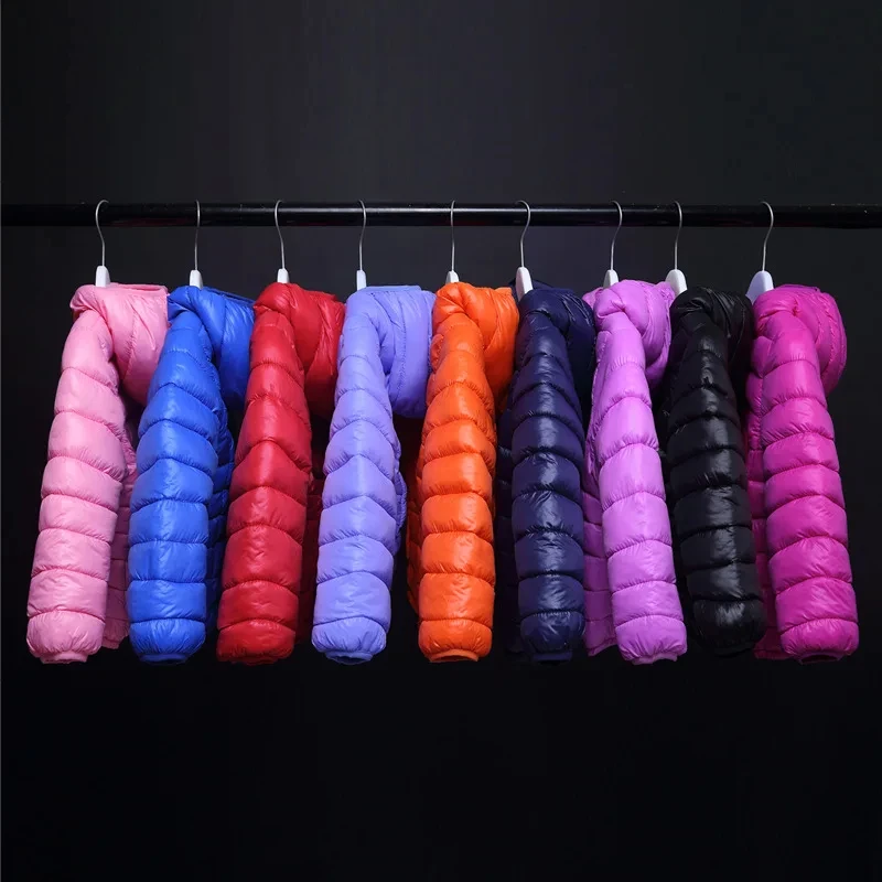 Chaquetas con capucha para niños y niñas, abrigos cálidos de plumón, Parka para adolescentes, chaquetas de invierno para niños de 3 a 12 años, nueva