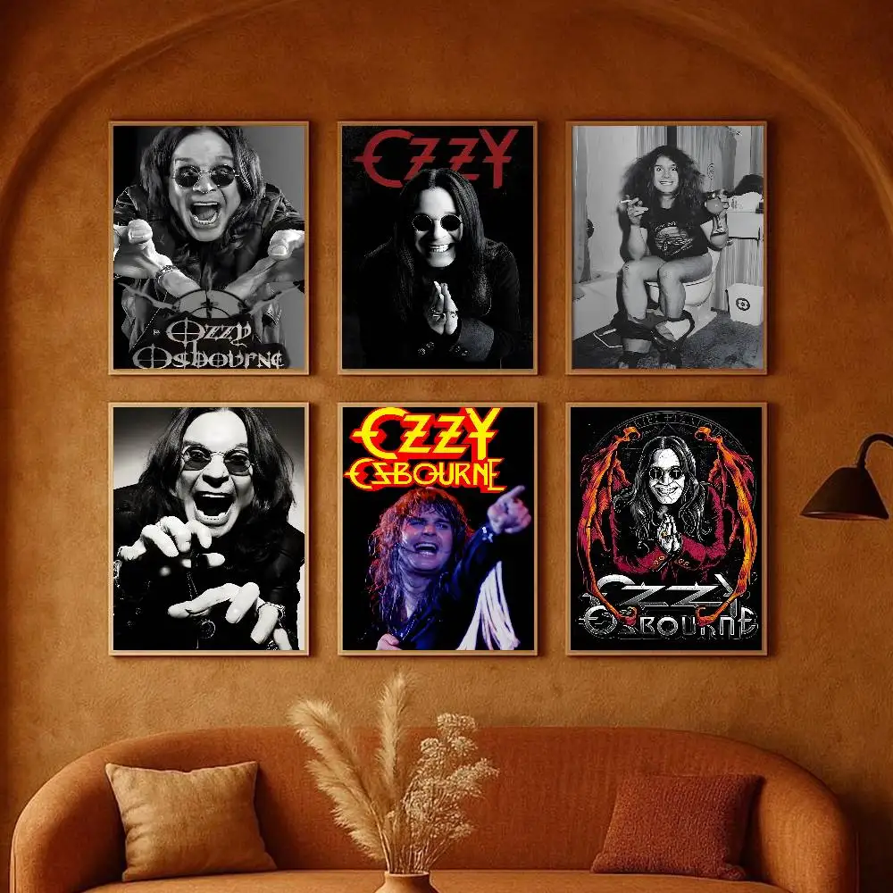 ملصق Rest Prince of Darkness O-Ozzy Osbourne Black Sabbath ملصق عالي الوضوح ديكور ذاتي اللصق لغرفة المعيشة