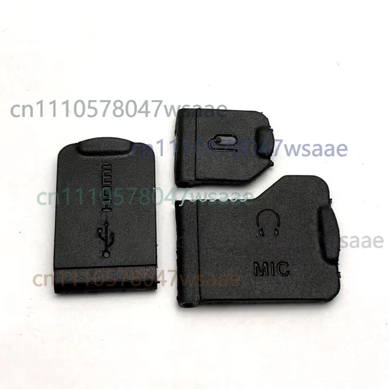 1set New USB /HDMI MIC GPS Chamber Lid rubber For Nikon D750 SLR Camera Repair Part