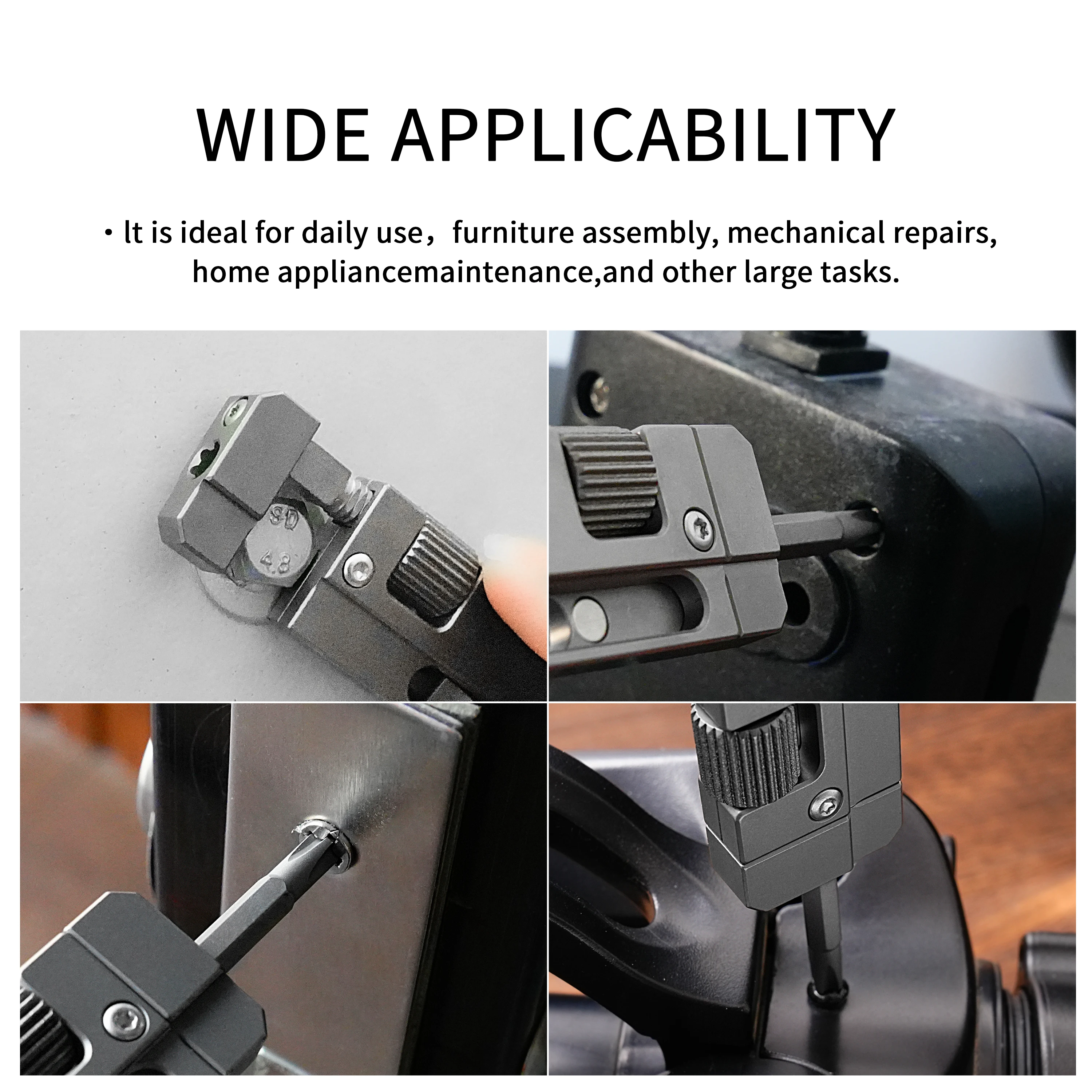 Titanium Functional EDC Tool Multifunctional Outdoor Portable Tools Comes Two Types Of Screwdrivers Can Unscrew Hexagonal Nut