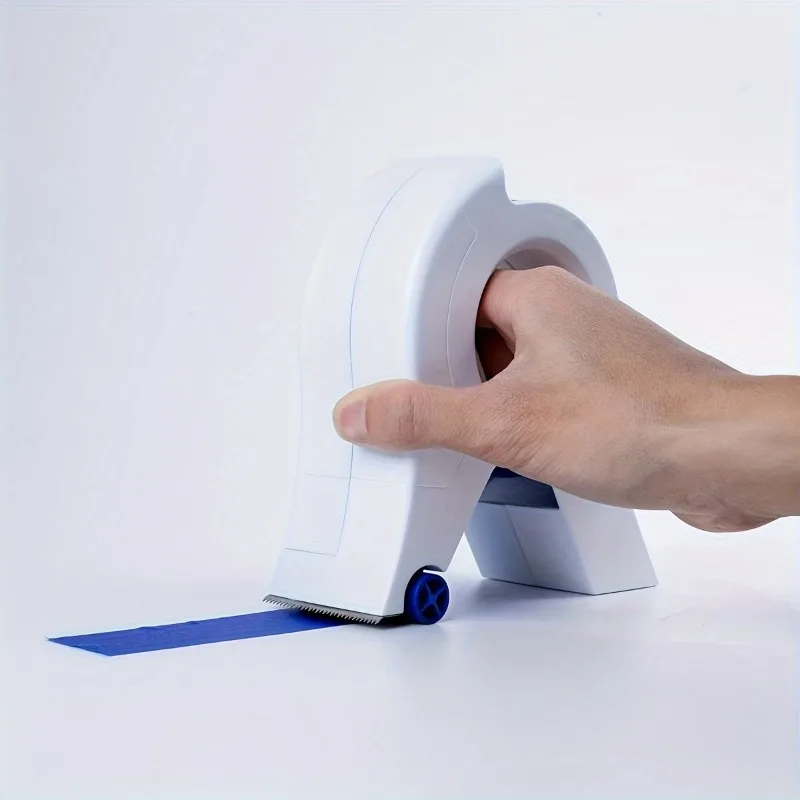 1PC New Painter Masking Applicator Dispenser Machine Adhesive Tape with Tape Cutting Tool for Repair and Beautify Crack in Tile
