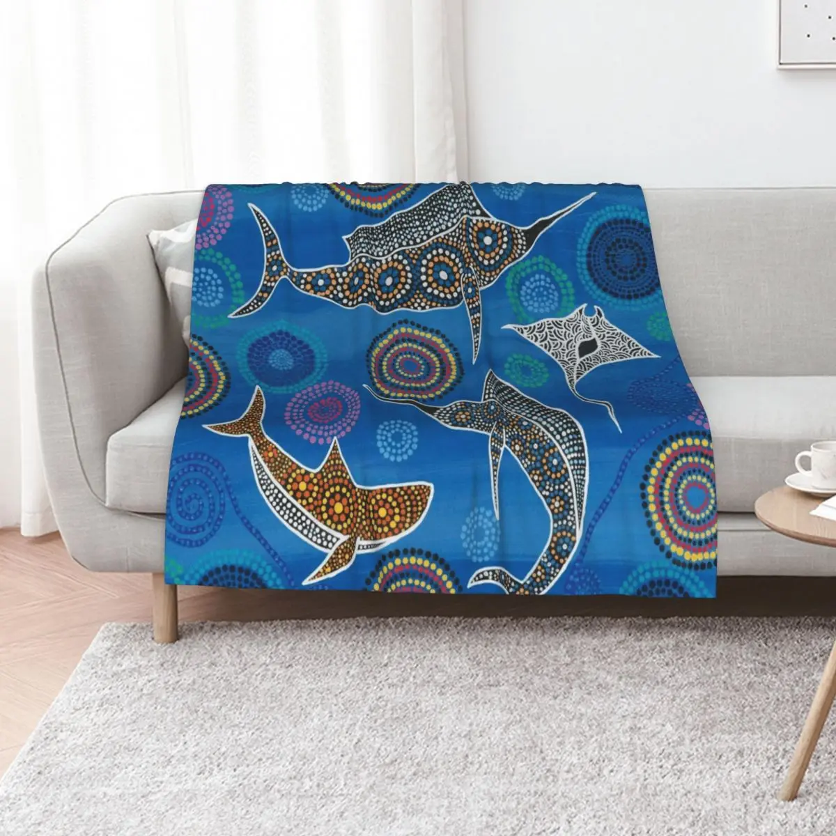 

Sailfish Throw Blanket anime Bed covers Softest Thermals For Travel Blankets