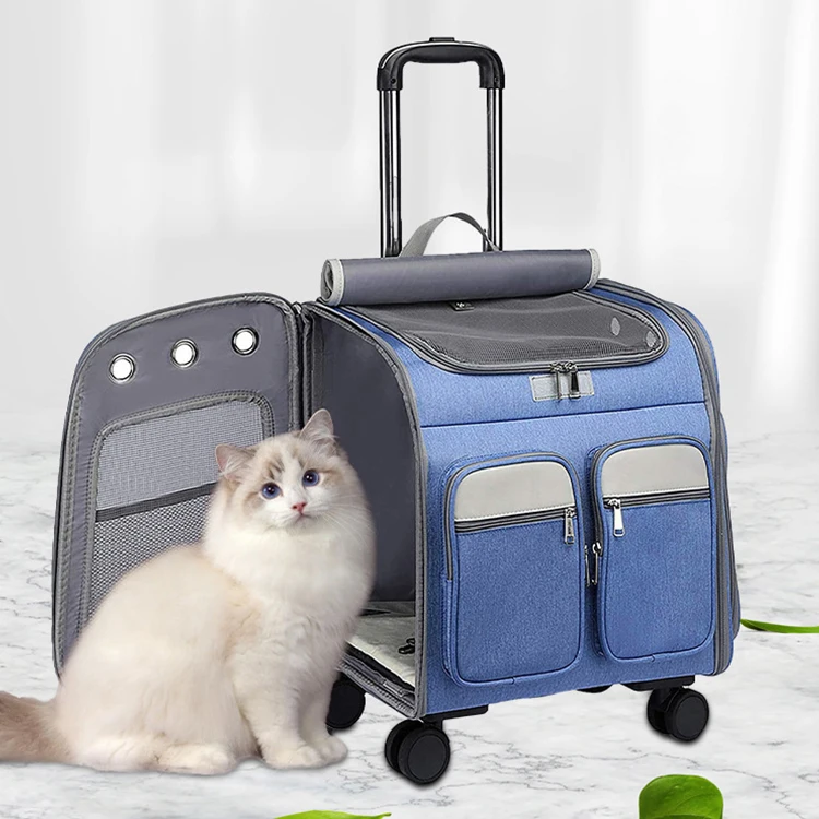 

Portable Foldable Pet Carrier Backpack Comfortable Travel Bag for Pups and Kitties Cat and Dog Carrying Backpack