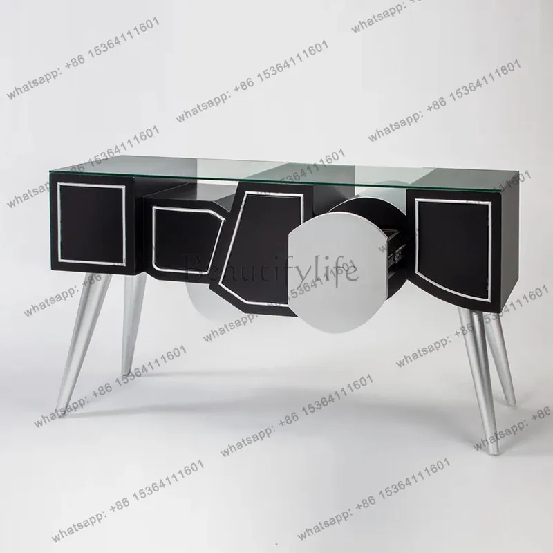 

American light luxury door cabinet, bedroom dressing, living room storage, storage side cabinet