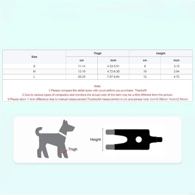 4x7b Reguleerbare Dog knie Brace Dog Letsel Recovery Elastics Large Dog Leg Bandage