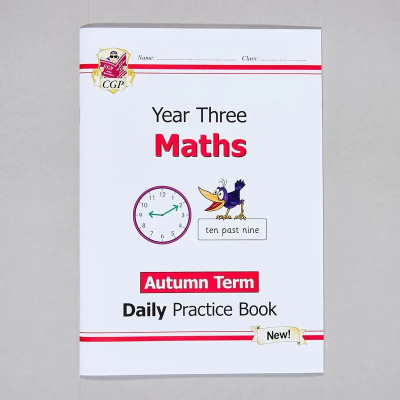 New KS2 Maths Daily Practice Book Year 3  Autumn Term CGP Books Coordination Group Publications 9781789086492 Book