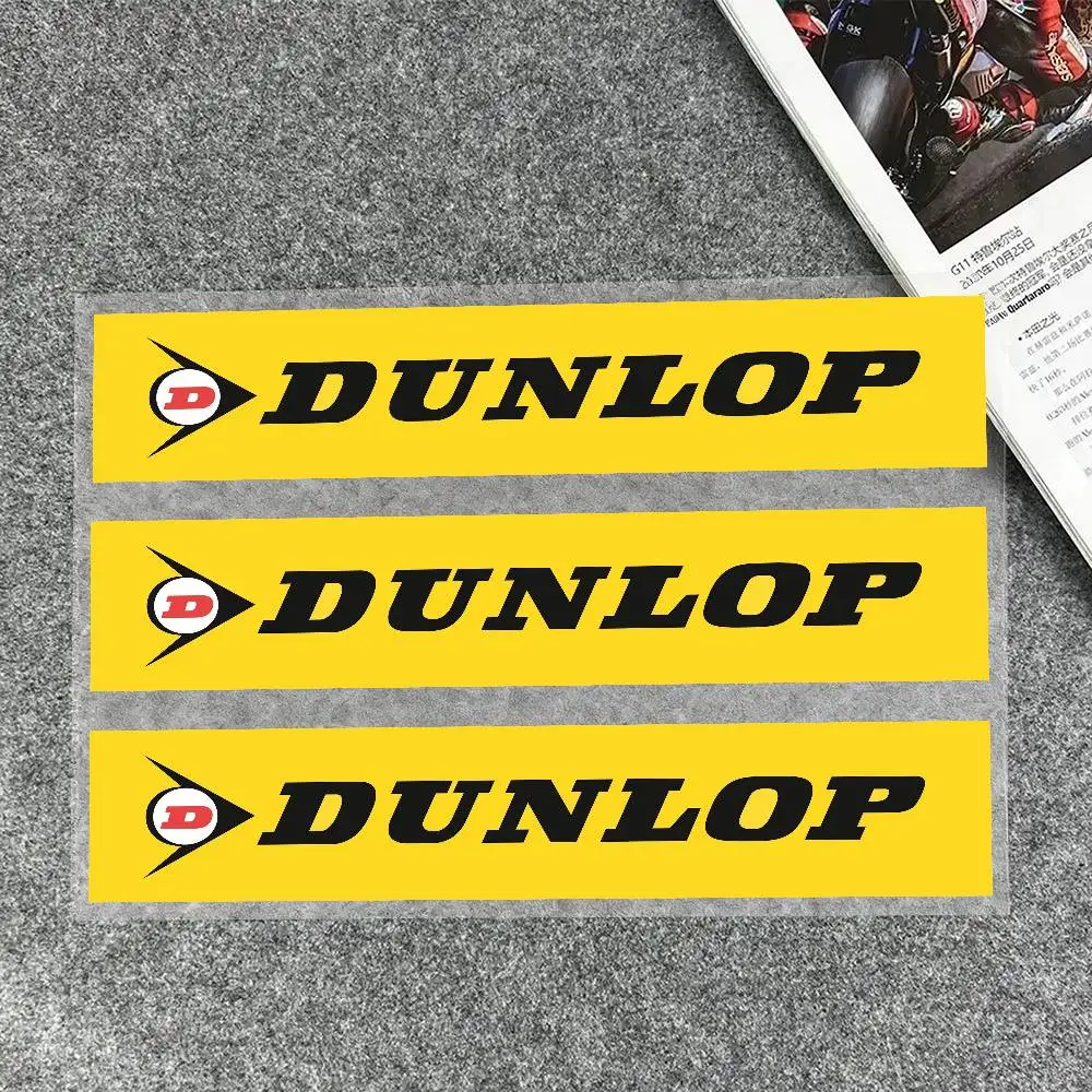 Pegatinas para Dunlop Moto, calcomanías de vinilo para carrocería, parachoques, ventanas, motocicleta, portátil, paredes, accesorios de tuning para coche, 1 ud.
